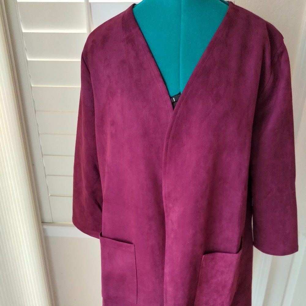 Ladies open front light weight jacket